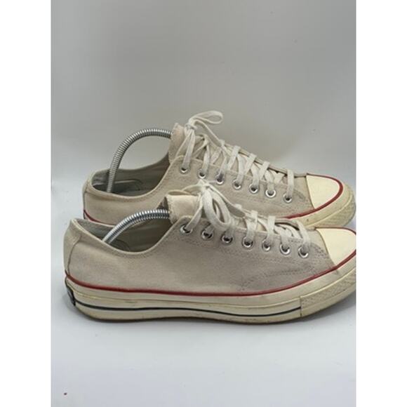 CONVERSE Unisex White Low-Top Sneakers SZ M9.5/W11.5 - Picture 2 of 16